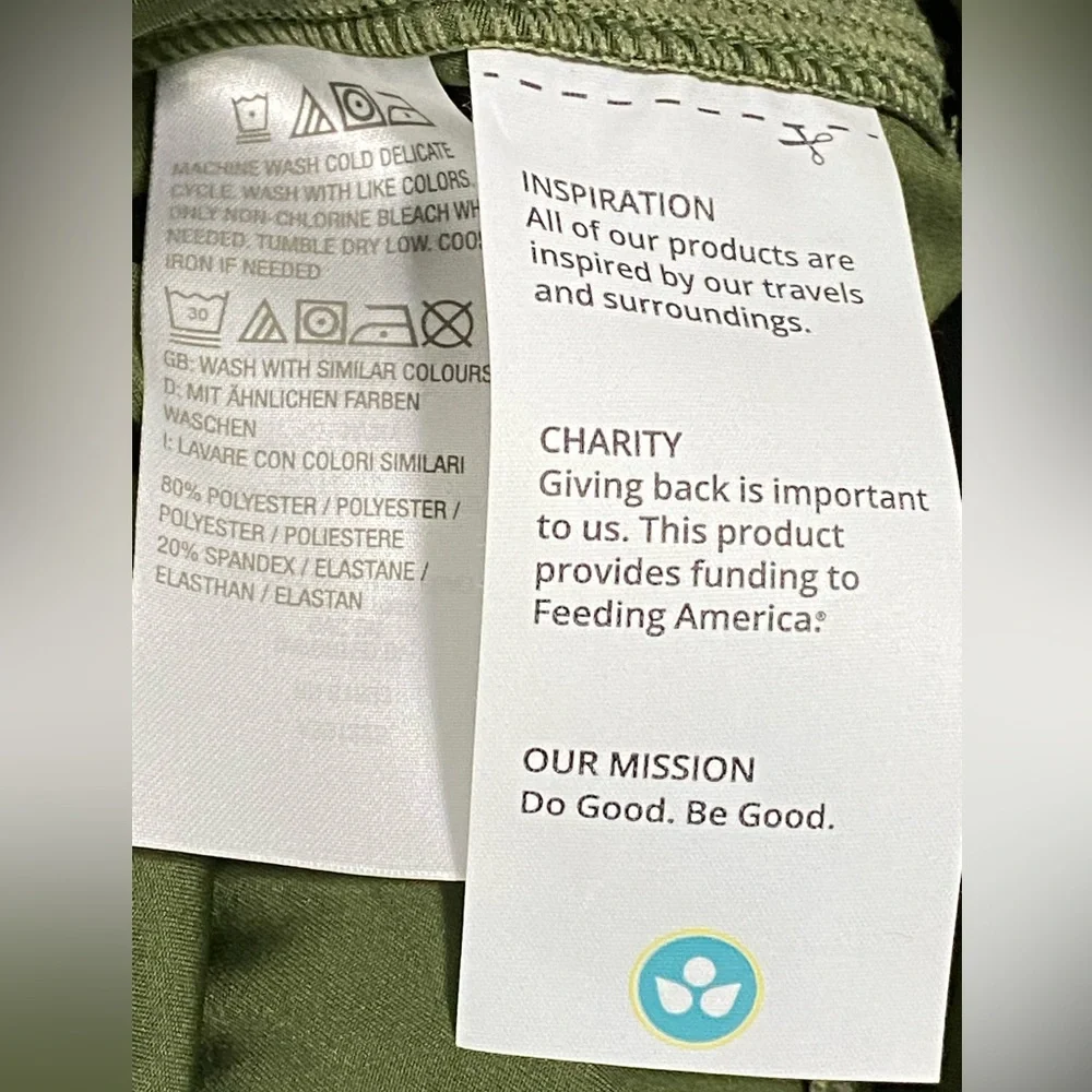 BRAND NEW Soulgani Active Leggings Olive Green Size Medium - Picture 6 of 7